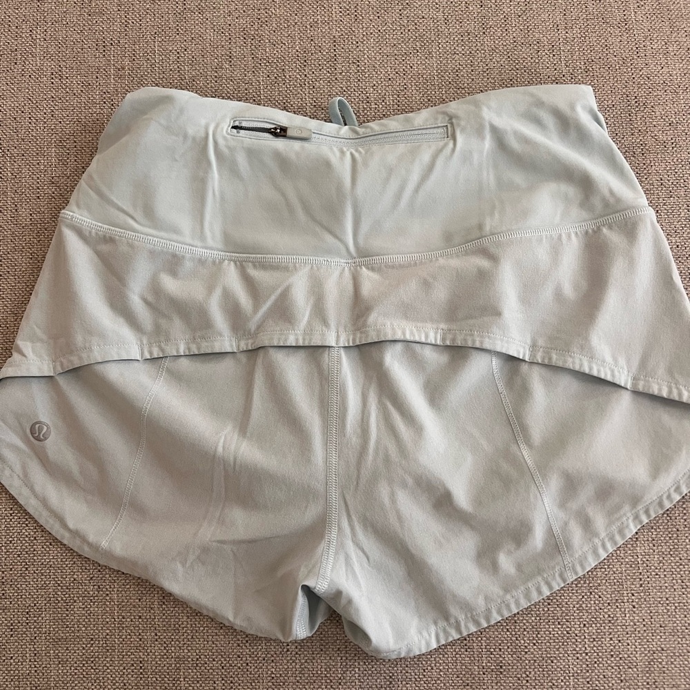 Lululemon Athletica Women's Athletic Shorts in Light Blue - Picture 2 of 4